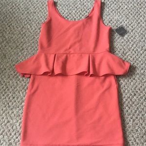 NWT Pinc peplum dress sz Med